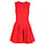 Christian Dior Dior Sleeveless Flared Mini Dress in Red Wool  ref.1205149