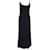 Vestido largo sin mangas Valentino Garavani en seda negra Negro  ref.1205151