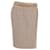 Polo Ralph Lauren Plaid Knee-Length Skirt in Beige Wool  ref.1205153
