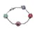 Chanel Vintage Silver Metal Multicolored Beads CC Logo Bracelet Multiple colors  ref.1205164
