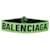 Pulsera de fiesta con logo de Balenciaga en lona verde Verde oliva Lienzo  ref.1205193