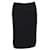 Dolce & Gabbana Textured Knee-Length Pencil Skirt in Black Polyester  ref.1205249