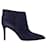 Gianvito Rossi Ankle Boots in Navy Blue Suede  ref.1205287