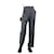 Autre Marque Pantalon plissé gris foncé - taille XS Tencel  ref.1205450