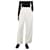 Marc by Marc Jacobs Cream pleated trousers - size UK 4 Viscose  ref.1205483