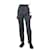 Autre Marque Pantalon plissé gris - taille XS Polyester  ref.1205484