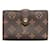 Louis Vuitton Brown Monogram Porte Monnaie Billets Viennois Cloth  ref.1205543