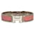 Bracelet Hermès Clic Clac H Argent Métal Email Argenté Rose  ref.1205625