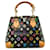 Louis Vuitton Preto Monogram Multicolore Audra Couro Lona  ref.1205627