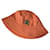 Chanel Sombreros Naranja Algodón  ref.1205632