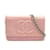 Chanel Zeitlose CC-Geldbörse an Kette A48654 Pink Leder  ref.1205645