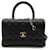 Chanel Small  Caviar Coco Handle Bag A92990 Black Leather  ref.1205648
