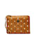 MCM Visetos Clutch Bag Brown Cloth  ref.1205677