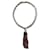 Collier chaîne avec pendentif MAX MARA. Métal Argenté  ref.1205818