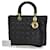 Lady Dior Dior Lady O Black Leather  ref.1205864