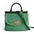 Dolce & Gabbana Dolce & Gabbana Sicily shoulder bag in green raffia and leather  ref.1205973