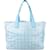 Chanel Travel Line Shopper Bag Blue Cloth  ref.1206030
