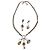 Rara parure vintage collana e orecchini DOLCE & GABBANA acciaio brunito con cammeo Argento