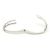 Autre Marque Bracciale RAY in Oro Bianco e Diamanti. Argento - vista 4