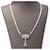 Autre Marque LYCEE Emerald and Diamond Necklace. Silvery Green White gold  ref.1206548