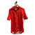 VICTORIA BECKHAM  Tops T.International S Synthetic Red  ref.1206587