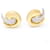 Autre Marque Boucles d'oreilles en or avec diamants. Or jaune Doré  ref.1206668