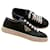 Prada leather low-top sneakers Black  ref.999295