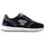 New Runner Sneakers – Versace – Leder – Blau Marine Kalbähnliches Kalb  ref.1161212