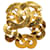 Chanel Gold CC Brooch Golden Metal Gold-plated  ref.1191305