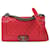 Chanel Red Medium Patent Boy Flap Rot Leder Lackleder  ref.1200998