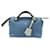 Fendi By The Way Azul Couro  ref.1206154