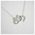 Tiffany & Co triplo coração aberto Prata Prata  ref.1206158