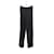 Jacquemus Pantalones negros de corte ancho Sintético  ref.1206572