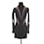 Thierry Mugler Vestido negro Sintético  ref.1206573