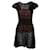 Red Valentino Knit Mini Dress in Black Cotton  ref.1206859