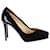 Jimmy Choo Rudy Platform Pumps in Black Suede and Patent Leather  ref.1206862