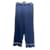 Autre Marque LILYSILK Pantalon T. ca 44 silk Soie Bleu Marine  ref.1206912