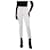 Gucci Pantaloni bianchi a gamba slim - taglia UK 6 Bianco Cotone  ref.1206975