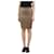 Isabel Marant Brown leather pencil skirt - size UK 8  ref.1206983