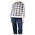 Louis Vuitton Schwarz-weiß karierter Pullover – Größe S Wolle  ref.1206984