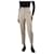 Totême Pantaloni in lana con pieghe cucite grigio chiaro - taglia UK 6  ref.1206986