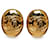 Chanel Gold CC Clip On Earrings Golden Metal Gold-plated  ref.1207049