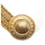 Girocollo a catena tripla Chanel in oro CC D'oro Metallo Placcato in oro  ref.1207053