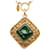 Chanel Gold CC Pendant Necklace Golden Metal Gold-plated  ref.1207102