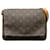 Louis Vuitton Brown Monogram Musette Tango Short Strap Leather Cloth  ref.1207131