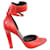 Alexander Wang Ankles Straps Sandals Red Leather  ref.1207178