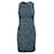 Michael Kors Navy Blue Tweed Sleeveless Dress Cotton  ref.1207181