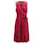 Diane Von Furstenberg Robe portefeuille en soie à fleurs rose Coton  ref.1207191