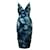 Zimmermann Blue Floral Print Dress with Opening at Front Cotton  ref.1207193