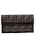 Fendi Zucca Canvas Long Wallet 31078.0 Brown Cloth  ref.1207250